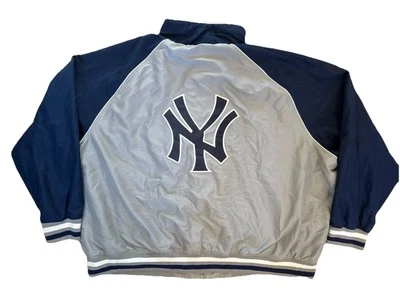 Vintage 90s New York Yankees Jacket 6XL GIII-Sports Carl Banks XXXXXXL - Image 1 of 4