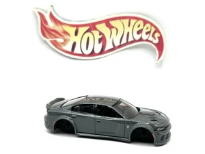 Loose Hot Wheels Premium '20 Dodge Charger Hellcat (gray) DONOR BODY - NO WHEELS - Picture 1 of 3