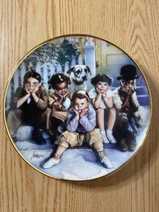 Nuevo Plato Coleccionista Antiguo Coleccionable Edición Limitada “Los Pequeños Sinvergüenzas” - Imagen 1 de 3