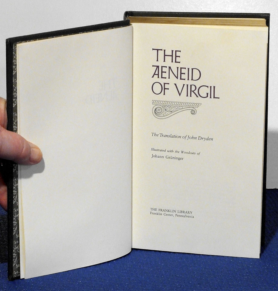 The Aeneid of Virgil - The Franklin Library - 1982 - hardback - 424 p. - Image 1 of 1