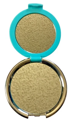 Blue Double Mirror Compact, 2".5 Round - Image 1 of 4