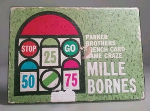 Vintage 1962 Mille Bornes French Card Game Parker Brothers (1A) - Picture 1 of 4