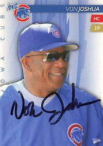 2005 Multi-Ad Sports #12 Von Joshua Cubs Signed Auto *L730 - Picture 1 of 2