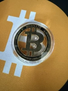 BITCOIN ETHEREUM MONERO XRP RIPPLE BTC ETH DODGECOIN TETHER - 40mm CRYPTO Coin - Picture 1 of 2