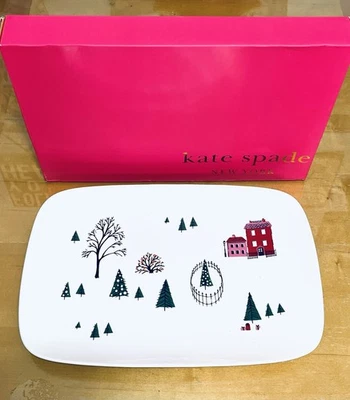 NUEVO Plato para servir Navidad Lenox Kate Spade Foto 1 de 4