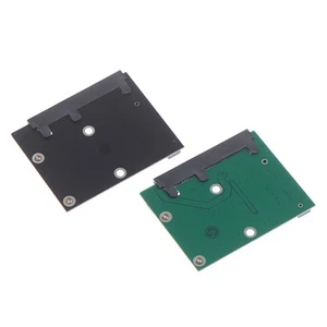 Half height MSATA Mini Pcie SSD To 2.5'' SATA3 6.0gps Adapter Converter Card - Photo 1/15