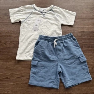 Zweiteiliges Bekleidungsset Kinder Jungen, Größe 7, prächtige Marke, neu mit Etikett - Bild 1 von 12