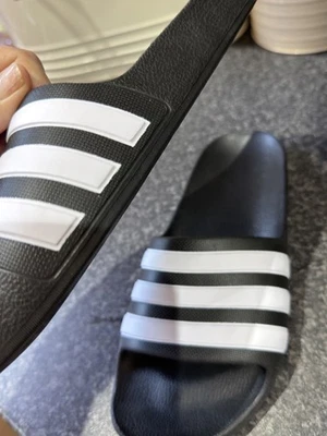 Adidas Sliders Flip Flops Sandal size 5 New without tags - Image 1 of 4