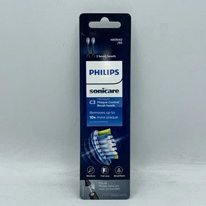 Philips Sonicare (HX9042/95) C3 Premium cabezal de cepillo de dientes - negro, paquete de 2 - Imagen 1 de 2