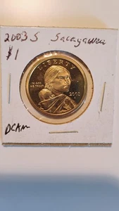 2003 - S Native American Sacagawea Proof Dollar Gem Cameo Free Shipping - Picture 1 of 2