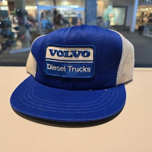 Vintage Volvo Diesel Trucks Trucker Hat Snapback Hat Cap Patch USA Made - Picture 1 of 10