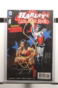 LIBRO NEGRO DE HARLEY #1 FIRMADO Amanda Conner y Jimmy Palmiotti - Imagen 1 de 3
