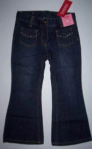 NWT GYMBOREE GIRLS JEANS WITH RHINESTONE POCKETS SIZE 4 - Picture 1 of 2