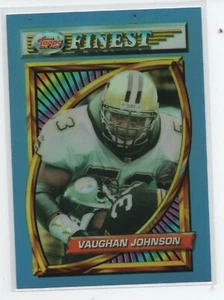 1994 Finest Refractors Vaughan Johnson #176 NEW ORLEANS SAINTS - Picture 1 of 2