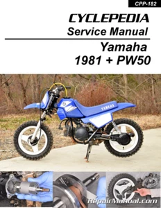 Yamaha PW50 Service Manual Motorcycle Printed Cyclepedia - Picture 1 of 1