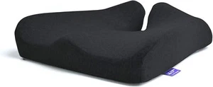 Pressure Relief Seat Cushion for Long Sitting Hours on Office,Home Chair,Black - Picture 1 of 8