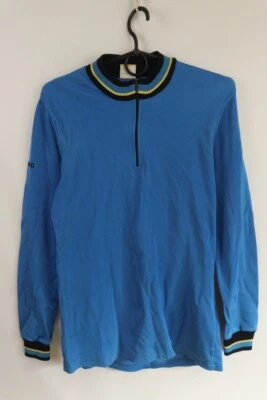 Chaqueta de ciclismo Gonso Sportmoden azul poliéster manga larga cuarto cremallera M Foto 1 de 4