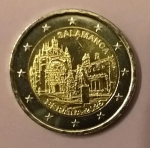 SPANJE 2025 - 2 € - oude stad Salamanca/vieille ville de Salamanque -UNESCO -UNC - Afbeelding 1 van 1