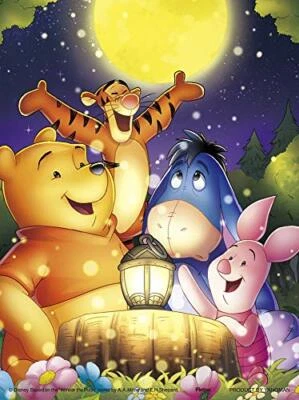Rompecabezas Disney Winnie the Pooh Luna Noche Fiesta - 150 Piezas Foto 1 de 2