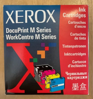 Xerox DocuPrint M Series WorkCentre M Black & Color Multi Pack 4 Ink Cartridges - Image 1 of 4