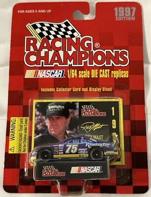 Racing Champions #75 Rick Mast 1997 NASCAR Ford Thunderbird Stren Fishing 1:64 - Image 1 of 4