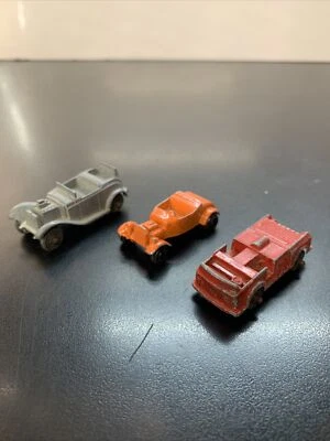 3 Pc Lot Vintage Diecast Racers Race Cars Midgetoy Tootsie Toy E6 - Image 1 of 4