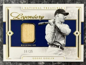 2024 NATIONAL TREASURES GOOSE GOSLIN LEGENDARY BAT RELIC #D 08/25 - Picture 1 of 1