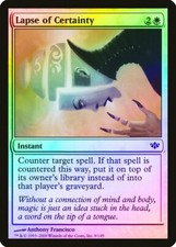 Lapse of Certainty FOIL Conflux NM White Common MAGIC GATHERING CARD ABUGames
