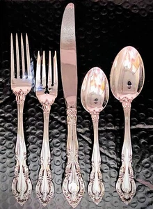 VIVALDI ALVIN STERLING SILVER FLATWARE 5 Piece Set *265 Gram's - Picture 1 of 8
