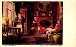Postcard after the chase, American Journal examiner - Picture 1 of 2