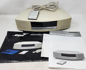 Bose Wave Music System AWRCC2 With Manual & Remote Beige Tested CD *read* - Picture 1 of 10