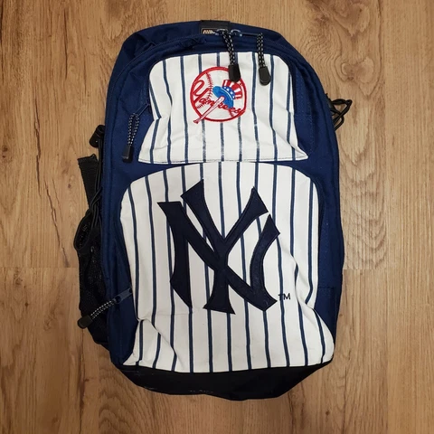 New York Yankees MLB Blue & White Pinstripe Cooperstown Collection Backpack Cover