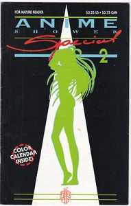 ANIME SHOWER SPECIAL #2 F/VF COMIC BOOK B&W SEXY COLOR CALENDAR ADULT 1992 RARE - Picture 1 of 2