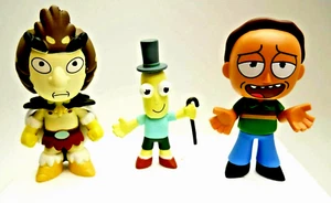 Funko Rick and Morty Mystery Mini's- Bird Person+Mr. Poopy Butthole +Jerry Smith - Picture 1 of 8