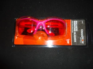 Champion Ballistic Shooting Glasses Pink Frame/Rose Lens #40605 - Picture 1 of 4