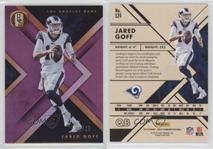 2018 Panini Gold Standard Rose Gold /25 Jared Goff #124