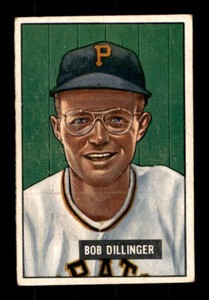 1951 Bowman #63 Bob Dillinger EX