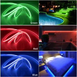 High Bright Waterproof COB Strip LED Tape 12V 24V IP68 Flexible LED Ribbon Light - Picture 1 of 24