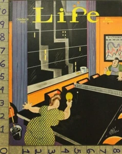 1930 TABLE TENNIS SPORT PADDLE BALL PING PONG OFFICE MAID ED GRAHAM COVER 27138 - Picture 1 of 1