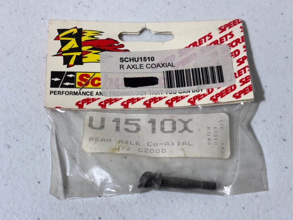 Eje trasero coaxial Schumacher U1510x vintage RC R/C U/J nuevo NOS U1510 Cat 2000 C2000 Foto 1 de 1