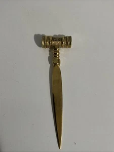 Judge Judy Gavel Gold Letter Opener RARE - Picture 1 of 6