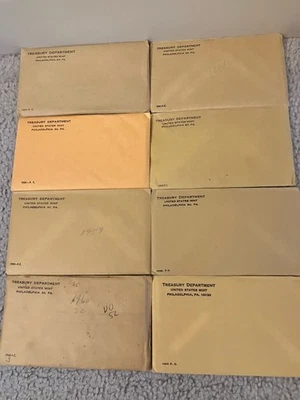 1957 P.C. - 1964 P.C. US Mint Silver Proof Sets  - SEALED - Image 1 of 4