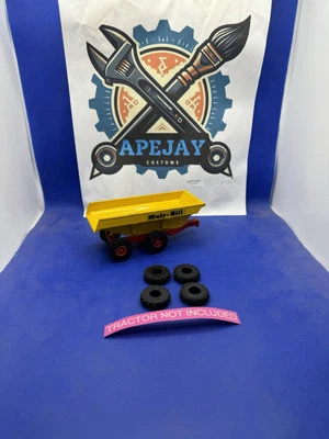 1 set of 4 tires to fit Matchbox King Size K  5 c Muir Hill Trailer - Image 1 of 4