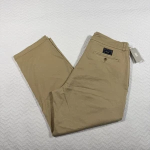 Kith Pleated Khaki Chino Pants Mens 36x29 Cotton Twill Almont Birch Casual NWT - Picture 1 of 14