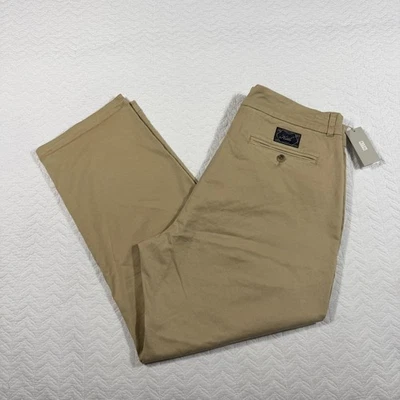 Kith Pleated Khaki Chino Pants Mens 36x29 Cotton Twill Almont Birch Casual NWT - Image 1 of 4