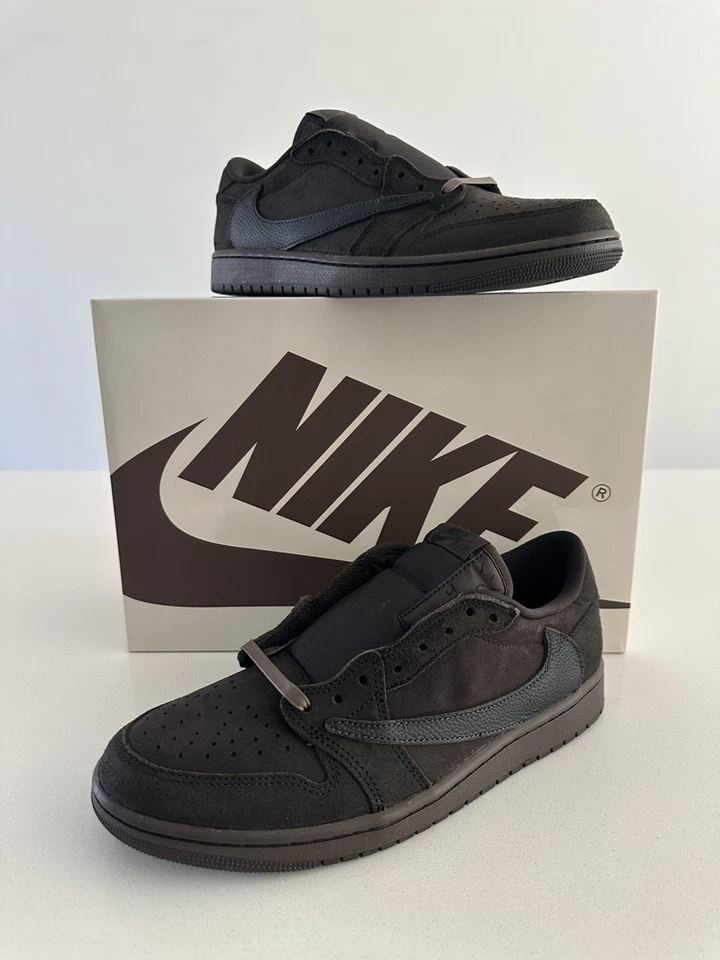 Travis Scott x Air Jordan 1 Retro OG SP Bajo Terciopelo Marrón Talla 10 DM7866-202 Foto 1 de 4