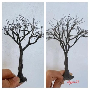 2PC 10-15cm Miniatures Handmade DIY Trunk HO/OO Scale Trees Railway Scene Model - Picture 1 of 8
