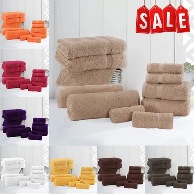 DIAMONDTEX30 100% Egyptian Cotton Super Soft Towels 600 GSM Towels Face Hand Bath Sheet