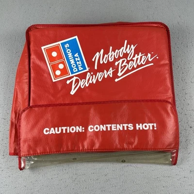 Винтажный Domino's Pizza доставки горячий пипин мешок изолированная сумка 8506 рекламы - Изображение 1 из 4