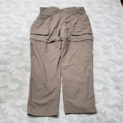 Cabela's Pantalones Mujer 20 Verde Convertible Exterior Senderismo Viaje Bolsillos Foto 1 de 4